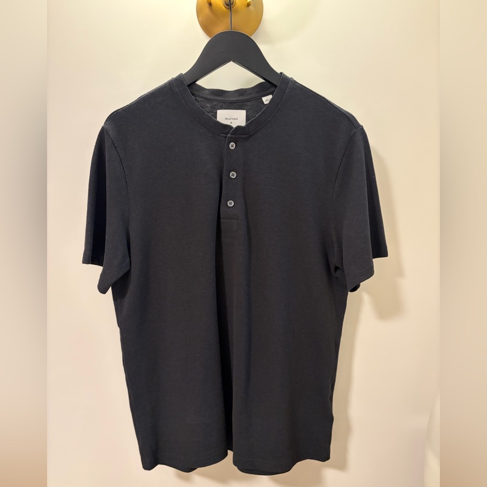 Billy Reid Black Casual Button Down Shirt
